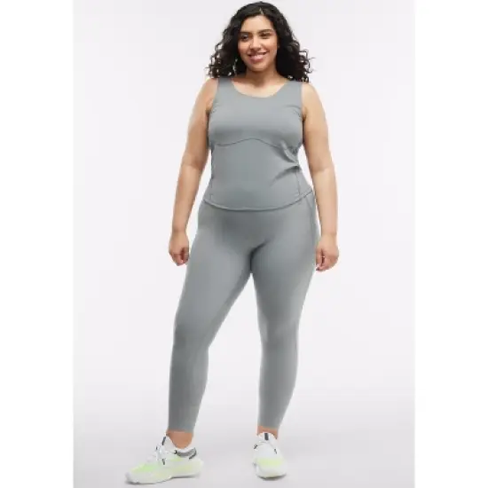 Peloton Women's Cadent Laser Perforated Legging, Sage Green image {9}