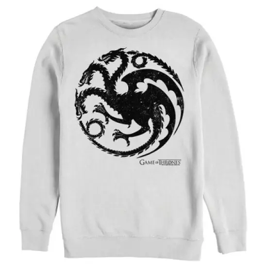 Men's Game of Thrones Targaryen Dragon Symbol Sweatshirt image {3}