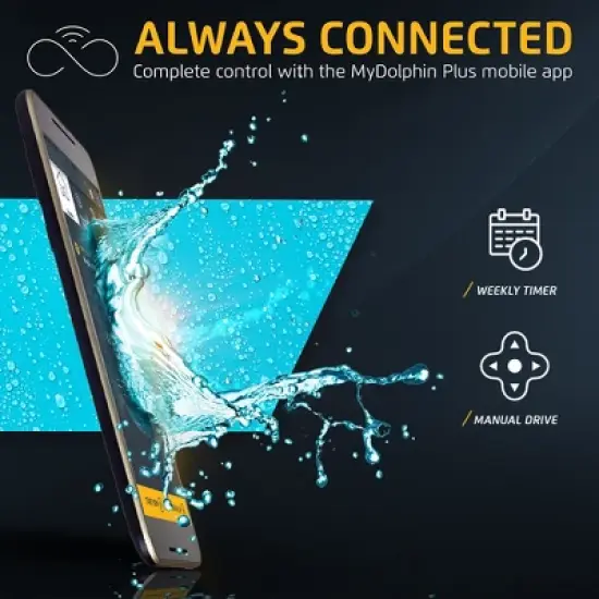 Dolphin Explorer E30 Robotic Pool Vacuum Cleaner with Wi-Fi Control image {2}