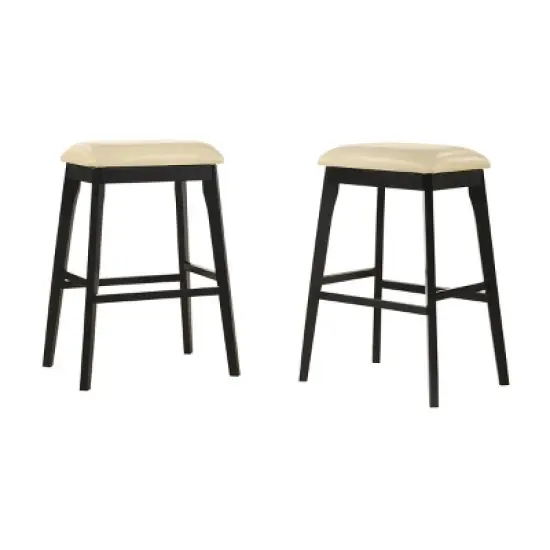 Set of 2 30" Mirabelle Upholstered Barstools - Carolina Chair & Table image {4}