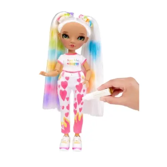 Rainbow High Color & Create DIY Fashion Doll - Green Eyes/Straight Hair image {4}