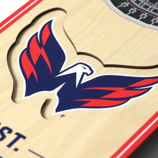 NHL Washington Capitals 6"x19" 3D Stadium Banner image {3}