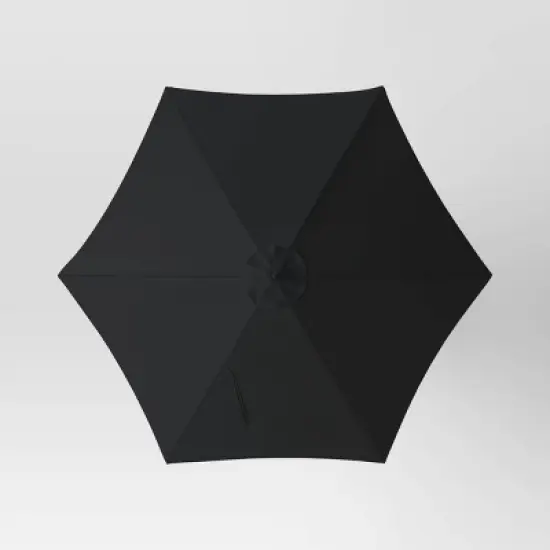 9'x9' Patio Market Umbrella - Black Pole - Room Essentials&trade; image {4}