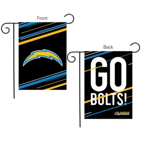 Briarwood Lane Los Angeles Chargers Slogan Garden Flag NFL Licens image {1}
