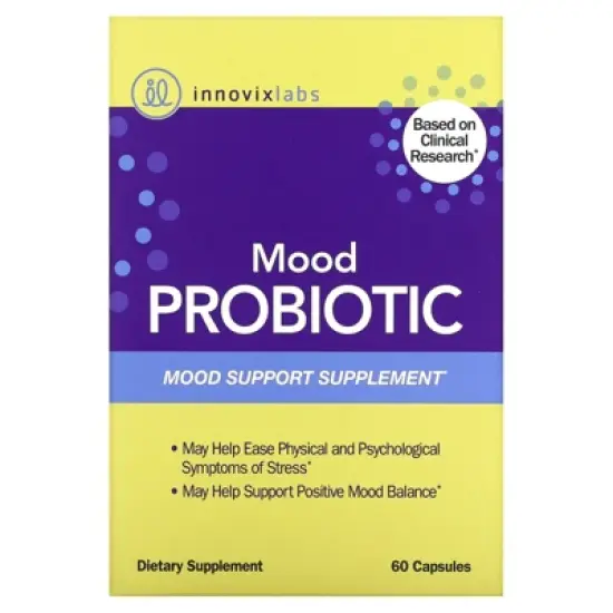 InnovixLabs Mood Probiotic, Mood Support Supplement, 60 Capsules image {3}