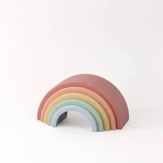 Itzy Ritzy Rainbow Stacker Toy image {3}
