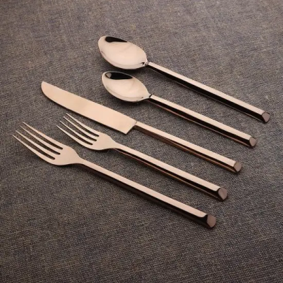 Inox Artisans Plateau Flatware, 5-Pc. Place Setting image {8}