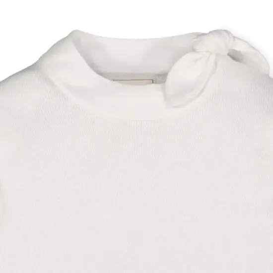 Hope & Henry Womens' Organic Cotton Tie-Neck Sweater image {4}