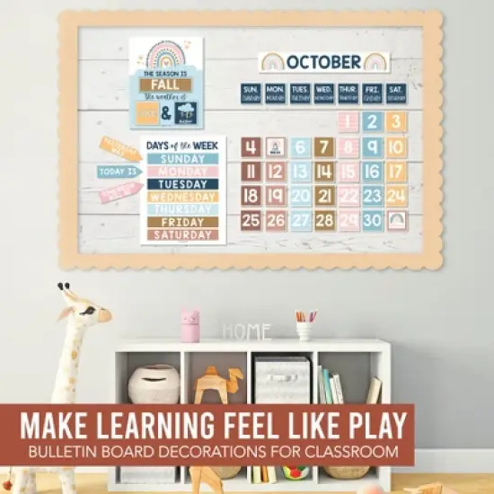 Hadley Designs Boho Circle Time Bulletin Board Calendar for Classroom image {5}