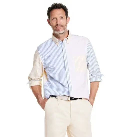 Men's Fun Stripe Collared Long Sleeve Button-Down Shirt - Rowing Blazers x Target image {4}