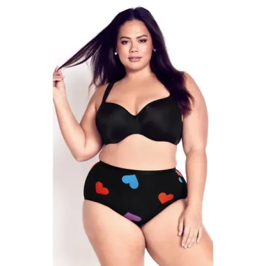 Women's Plus Size  Basic Cotton Fashion 3 Pack Brief - multi | AVENUE image {3}