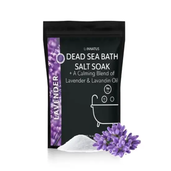 Dead Sea Salt with Lavender Oil &ndash; Therapeutic & Soothing for Mind & Body, Made in USA-IN-1027 image {1}