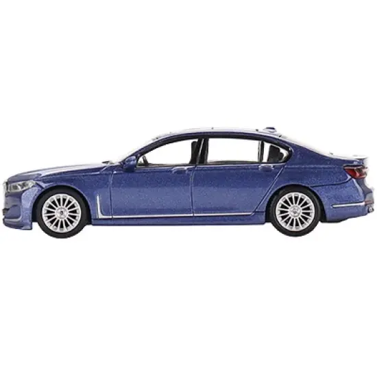 BMW Alpina B7 xDrive Alpina Blue Metallic with Sunroof Limited Ed to 2040 pcs 1/64 Diecast Model Car by True Scale Miniatures image {1}