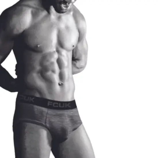 French Connection Men's 4 Pack 360 Stretch Hip Briefs - Premium Underwear for Men in Black (Colored Logo) Size: XX Large image {5}