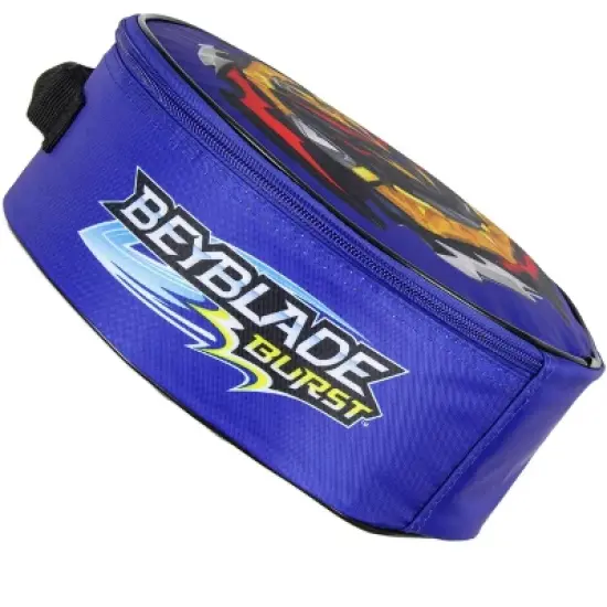 Beyblade Burst Show Bel Daizora Dynamite Blade Single Compartment Lunch Box Bag Blue image {3}