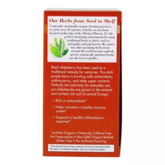 Bravo Tea Elderberry Tea - 1 Box/20 Bags image {1}