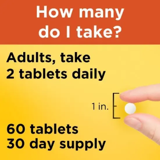 Nature Made SAM-e 200 mg Complete, Dietary Supplement for Mood Support, 60 Tablets, 30 Day Supply image {3}