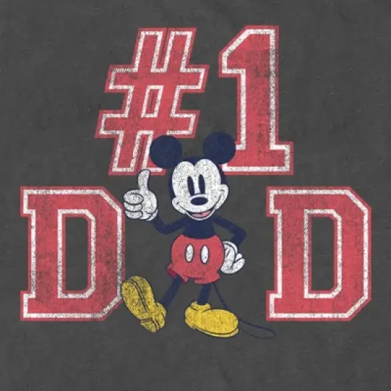 Men's Mickey & Friends Father's Day Mousey #1 Dad T-Shirt image {1}