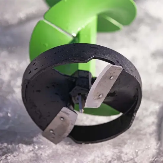 ION 11735 8 Inch Replacement Durable Stainless Steel Blades And Parts For Eskimo Winter Ice Fishing Gear For Auger Drills, Silver image {2}