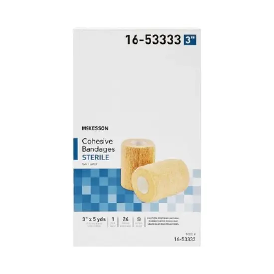 McKesson Sterile Latex Beige Self-adherent Closure Cohesive Bandage image {1}