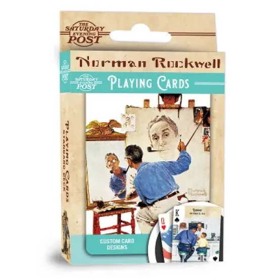 MasterPieces Officially Licensed Saturday Evening Post Norman Rockwell Playing Cards - 54 Card Deck for Adults image {1}