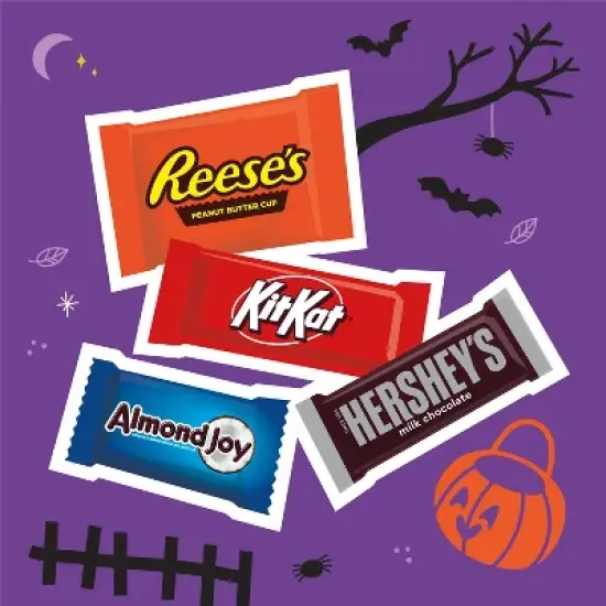 HERSHEY'S Chocolate Assorted Halloween Candy Snack Size - 13.13oz/25pc image {5}