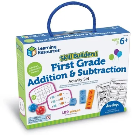 Learning Resources Skill Builders! 1st Grade Addition & Subtraction image {2}