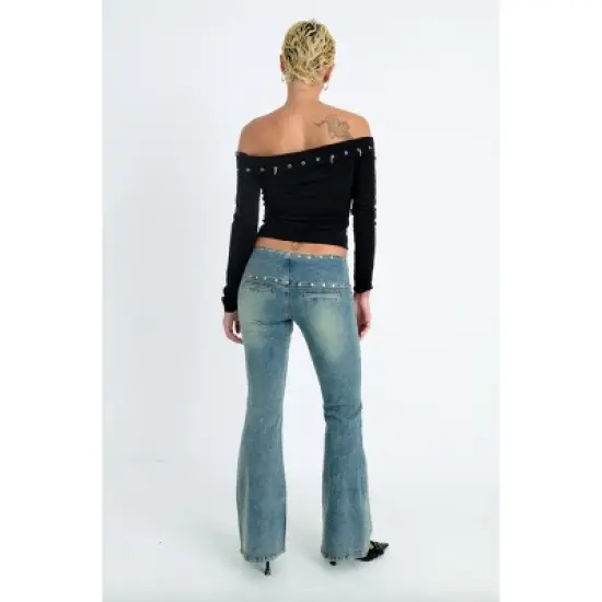 Women's Charlotte Bootcut Jean - The Ragged Priest image {1}