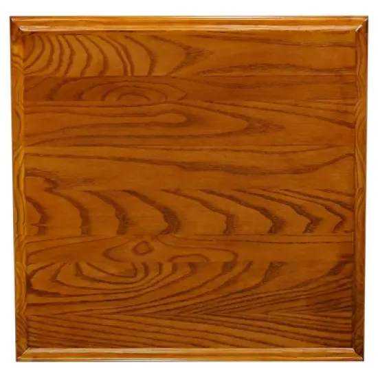 Favorite Finds Square Side Table Medium Oak Finish - Leick Home image {5}
