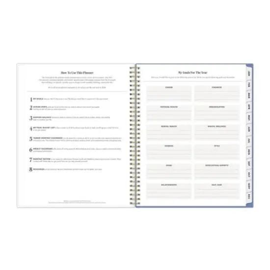 Blue Sky The Everygirl Weekly/Monthly Planning Calendar 8.5"x11" Rhine image {8}