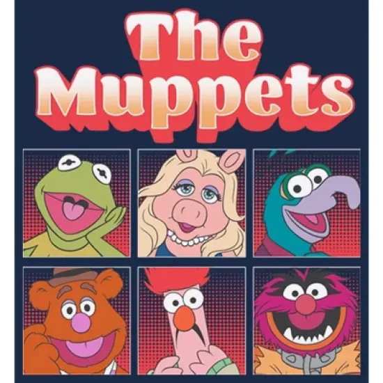 Men's The Muppets Boxed Characters T-Shirt image {1}