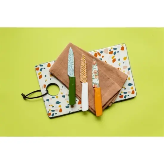 Dura Culina&reg; Artistic Edge Collection Knives with Blade Guards, Orange image {4}