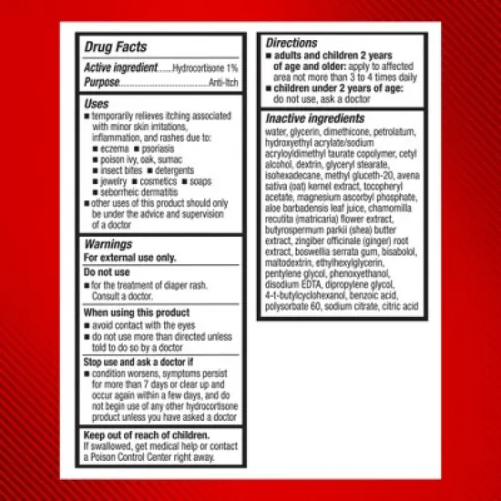 Cortizone-10 Natural Sensitive Skin Anti-Itch Cream - Hydrocortisone - 2 oz image {1}