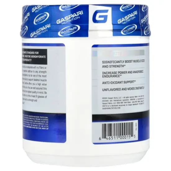 Gaspari Nutrition Creatine, Unflavored, 1 kg image {2}