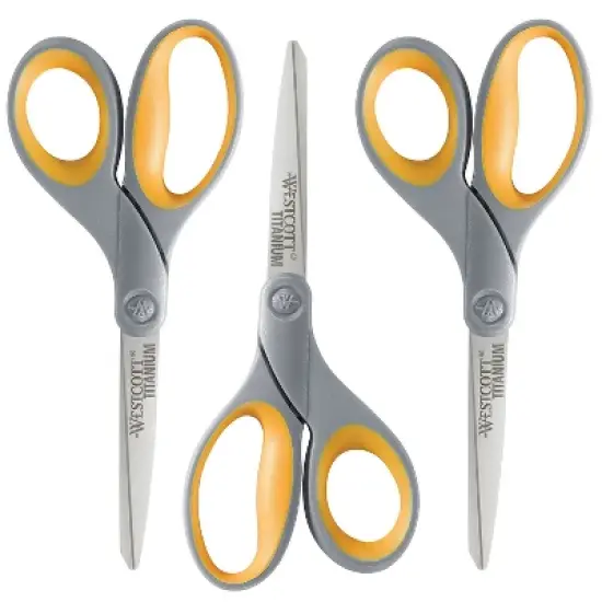 Westcott Titanium Bonded 8" Titanium Multi-Purpose/Heavy Duty Scissors 24395089 image {5}