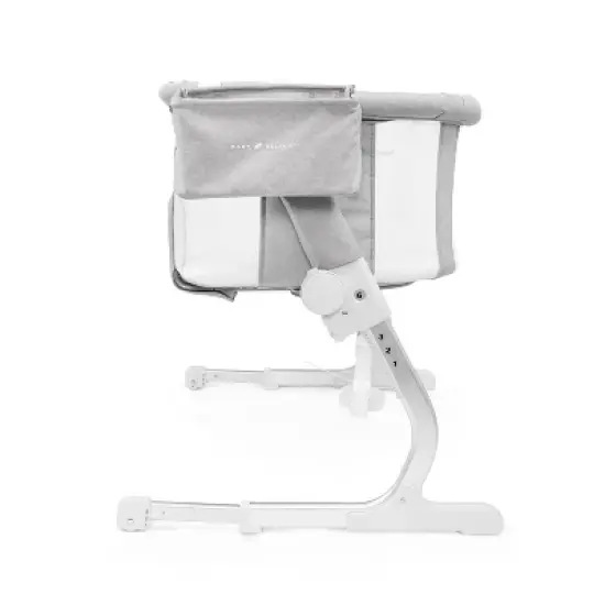 Baby Delight Beside Me Dreamer Deluxe Bassinet and Bedside Sleeper - Quilted Pebble Gray image {3}