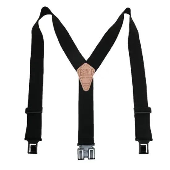 Perry Suspenders Men's Elastic 2 Inch Wide Hook End Suspenders (Tall Available) image {3}