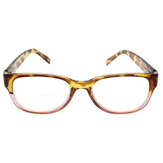 Calabria Bi-Focals 4373CB Reading Glasses with Matching Case. Great"Cheaters" Readers with Stylish European Design image {2}