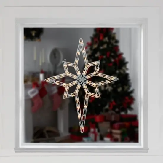 Northlight Lighted Star of Bethlehem Christmas Window Decoration - 18" image {2}