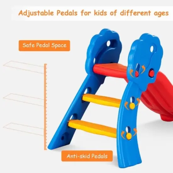 Costway Children Kids Junior Folding Climber Play Slide Indoor Outdoor Toy Easy Store image {5}