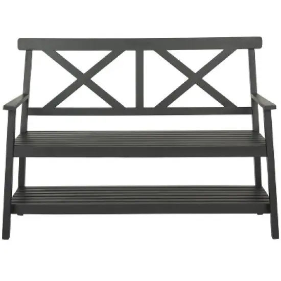 Mayer 2 Seat Bench - Outdoor - Safavieh image {8}