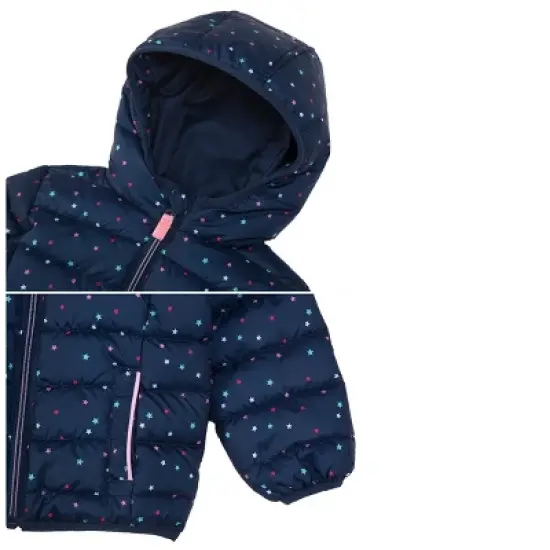 Rokka&Rolla Toddler Little Girls' Light Puffer Jacket Winter Coat image {4}