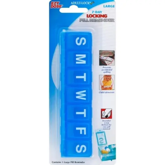 Ezy Dose Week/7-Day Locking Pill Reminder Large image {5}