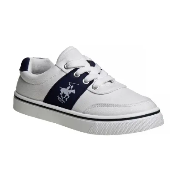 Beverly Hills Polo Club Boys Casual Slip-on Canvas Sneakers Shoes (Little Kids/Big Kids) image {9}