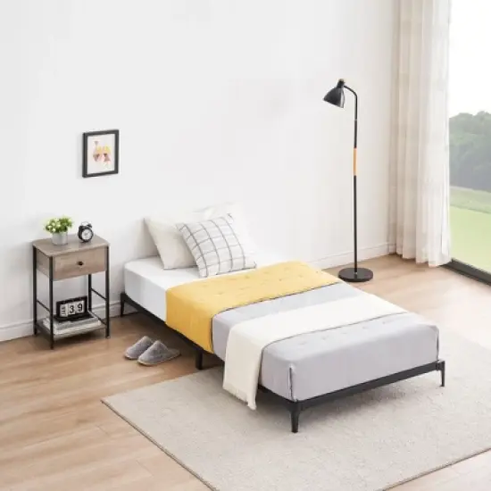 Whizmax 6 Inch Low Profile Bed Frame, Heavy Duty Metal Platform Bed Frame, Mattress Foundation, No Box Spring Needed image {2}