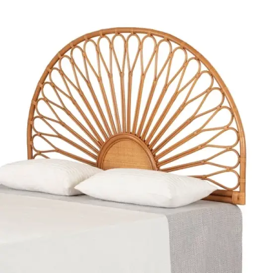 Queen Balka Rattan Wall Mounted Pattern Headboard - South Shore image {7}
