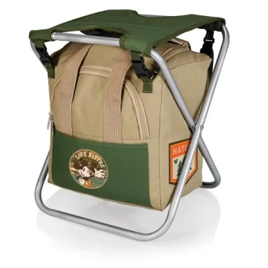 Mickey Mouse 7pc Folding Seat Gardening Tool Sets Green image {5}