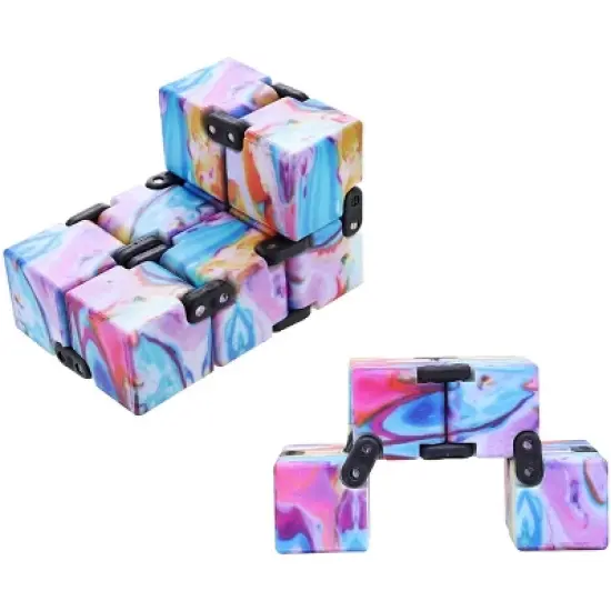 Toynk Infinity Cube Plastic Fidget Toy Blocks image {1}