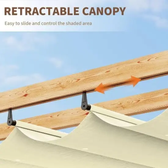 GustoWave 10x13 FT Outdoor Pergola Gazebo for Patio, Backyard, Garden image {2}