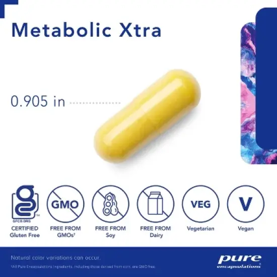 Pure Encapsulations Metabolic Xtra - Supplement to Support Carbohydrate Metabolism, and Homeostasis* - 90 Capsules image {2}